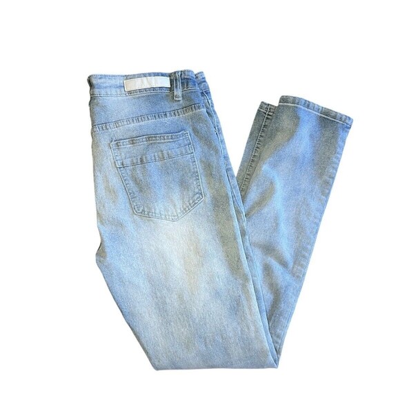 M SOCIETY Streetwear Distressed Denim Blue Jeans Men’s Size 36x34 - Picture 1 of 4